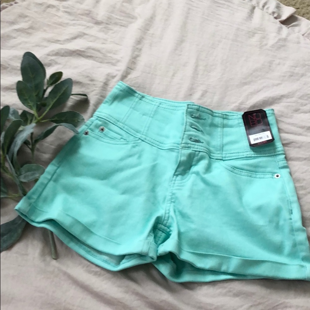High rise shorts